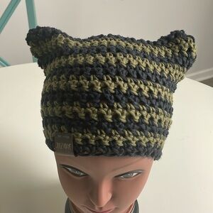 JulzyRaye Cat Hat- homemade 100% cotton- one size